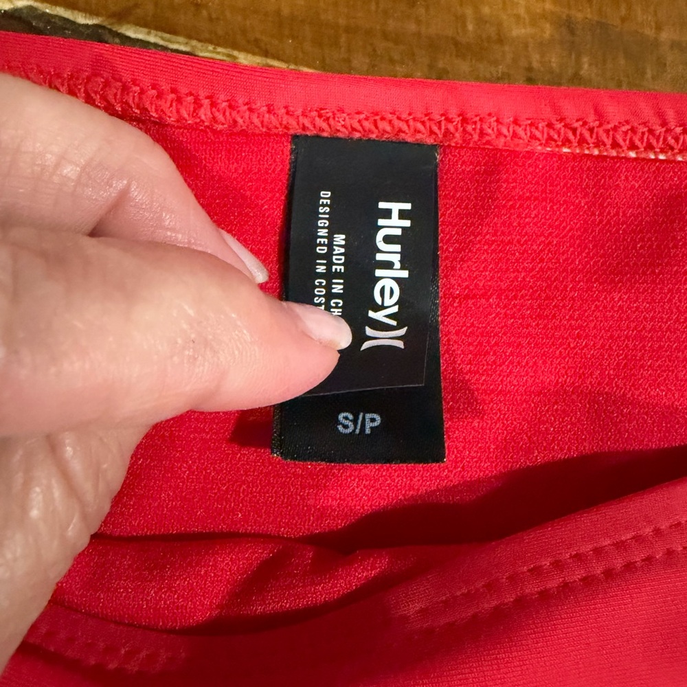 Hurley Red Two-Piece Bikini Set - Picture 2 of 3